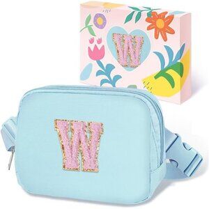 Fanny Pack for Girls W Blue Chenille